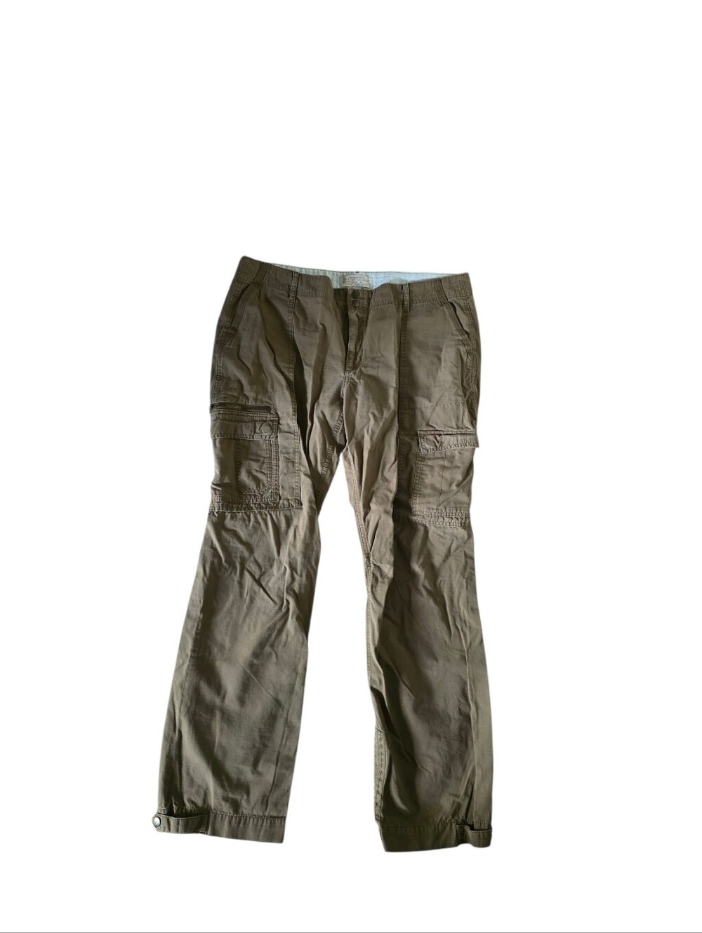 eddie bauer rip stop cargo hiking pants size 14